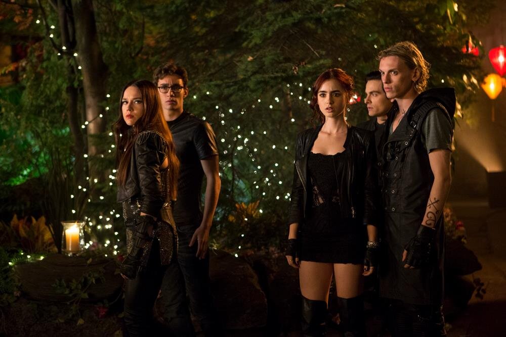 Jemima West, Robert Sheehan, Lily Collins, Kevin Zegers and Jamie Campbell Bower