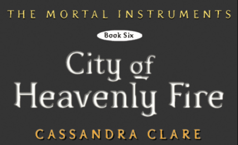 City of Heavenly Fire cut