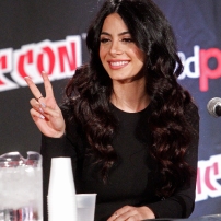 SHADOWHUNTERS - The cast and creators of ABC Family's "Shadowhunters" appear at New York Comic-Con on October 10, 2015 to discuss the new series. "Shadowhunters" premieres Tuesday, Jan. 12 at 9 p.m. ET on ABC Family. (ABC Family/Lou Rocco) EMERAUDE TOUBIA