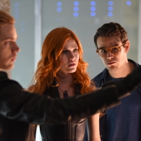 SHADOWHUNTERS - “The Descent Into Hell is Easy" - Clary’s memories may be the key to finding her mother and The Mortal Cup in “The Descent Into Hell is Easy,” an all-new episode of “Shadowhunters,” airing Tuesday, January 19th at 9:00 – 10:00 p.m., EST/PST on Freeform, the new name for ABC Family. ABC Family is becoming Freeform on January 12, 2016. (ABC Family/John Medland) DOMINIC SHERWOOD, KATHERINE MCNAMARA, ALBERTO ROWENDE