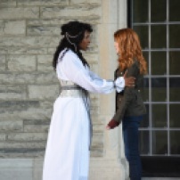 SHADOWHUNTERS - "Iron Sisters" - Clary and Isabelle head to The Citadel looking for answers in “Iron Sisters,” an all new episode of “Shadowhunters,” airing MONDAY, FEBRUARY 6 (8:00 – 9:00 PM EDT) on Freeform. (Freeform/John Medland) LISA BERRY, KATHERINE MCNAMARA