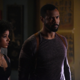 SHADOWHUNTERS - "Mea Maxima Culpa" - Everyone is dealing with the aftermath of the Soul Sword attack at the Institute in ÒMea Maxima Culpa,Ó the summer premiere of ÒShadowhunters,Ó airing MONDAY, JUNE 5 (8:00 - 9:00 PM EDT) on Freeform and on the Freeform app. (Freeform/John Medland) ALISHA WAINWRIGHT, ISAIAH MUSTAFA